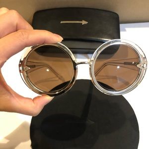 Karen Walker Orbit Sunglasses - Clear
